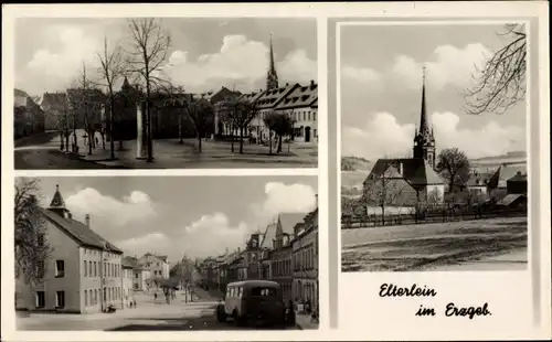 Ak Elterlein im Erzgebirge, Kirche, Ort