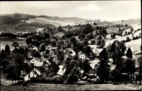 Ak Steinbach Jöhstadt Erzgebirge, Panorama, Felder