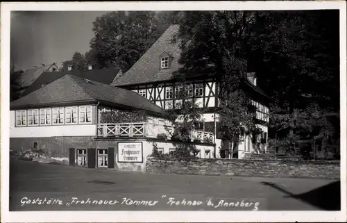 Foto Ak Frohnau Annaberg Buchholz im Erzgebirge, Gaststätte Frohnauer Hammer