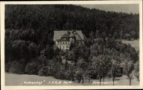 Ak Oberwiesenthal im Erzgebirge, Eschenhof, FDGB Heim