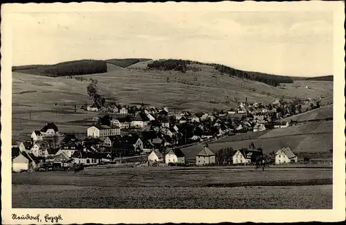 Ak Neudorf Sehmatal im Erzgebirge, Panorama