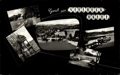 Ak Sielbeck Eutin in Ostholstein, Panorama, See, Pavillon, Fährhaus Uklei