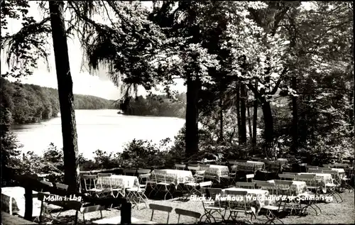 Ak Mölln im Herzogtum Lauenburg, Kurhaus Waldhalle, Schmalsee