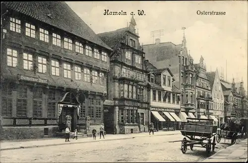 Ak Hameln an der Weser Niedersachsen, Osterstraße