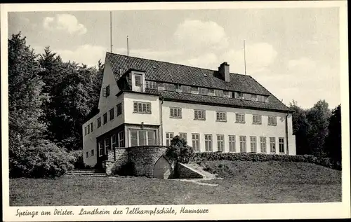 Ak Springe am Deister, Landheim der Tellkampfschule, Außenansicht