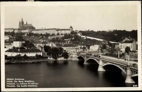 Ak Praha Prag Tschechien, Burg Hradcany, Hradschin