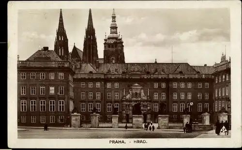 Ak Praha Prag Tschechien, Burg Hradcany, Hradschin