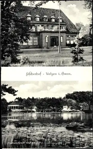 Ak Uelzen in Niedersachsen, Fischerhof, Fischerhofsteich