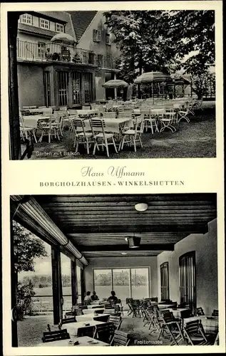 Ak Winkelshütten Borgholzhausen in Westfalen, Gasthaus Uffmann