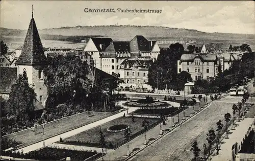 Ak Cannstatt Stuttgart Neckar, Taubenheimstraße