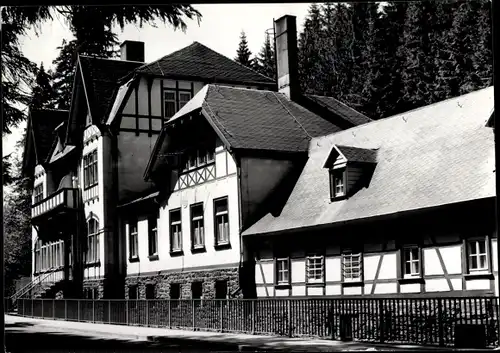 Foto Friedrichroda im Thüringer Wald, Erholungsheim Schauenburgmühle, VEB Chemische Werke Buna