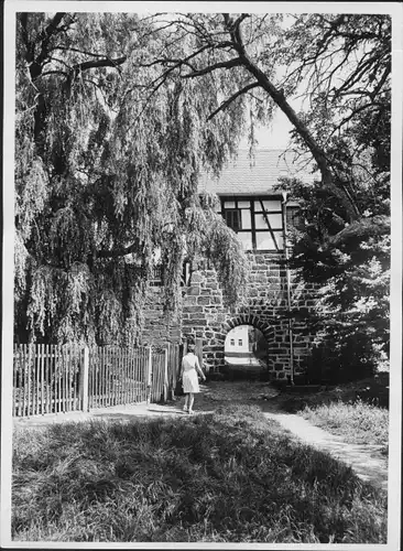 Foto Bürgel in Thüringen, Teilansicht, Tor