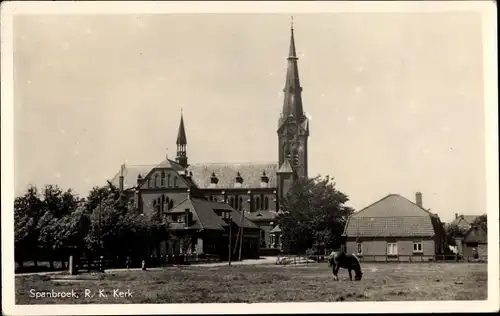 Ak Spanbroek Nordholland, R.K. Kerk