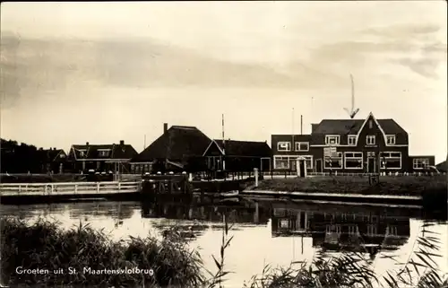 Ak Sint Maartensvlotbrug Nordholland, Hotel Homan