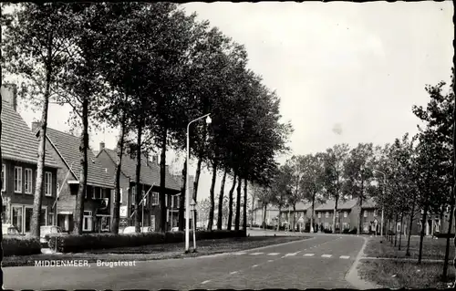 Ak Middenmeer Nordholland, Brugstraat