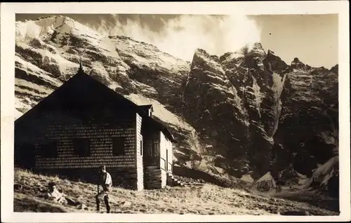 Foto Ak Sankt Jodok am Brenner Tirol, Geraer Hütte