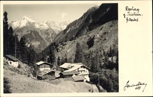 Ak Tirol Zillertal, Rosshag gegen Dristner, Fotograf Hruschka