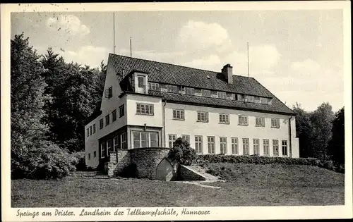 Ak Springe am Deister, Landheim der Tellkampfschule, Außenansicht