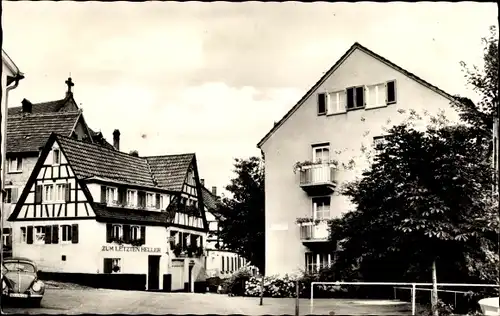 Ak Neckargemünd am Neckar, Gasthof Zum letzten Heller