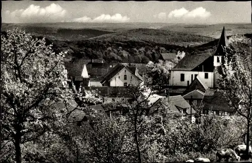 Ak Gaiberg Baden Württemberg, Teilansicht mit Kirche