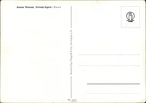 Künstler Ak Maurus, Hanns, Rottach Egern, Teilansicht