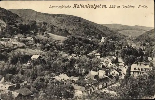 Ak Kaltenleutgeben in Niederösterreich, Blick auf den Ort