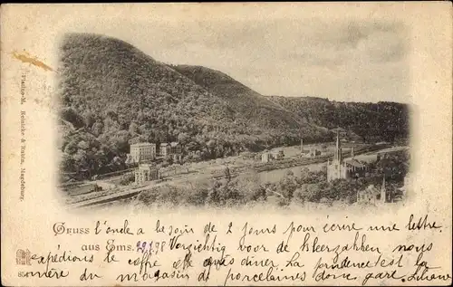 Ak Bad Ems an der Lahn, Panorama