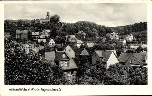 Ak Bad Marienberg im Westerwald, Vogelschau