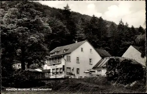 Ak Dies Gackenbach im Westerwald, Pension Wilhelmi