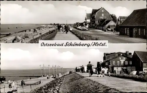 Ak Ostseebad Schönberg in Holstein, Strandpromenaden