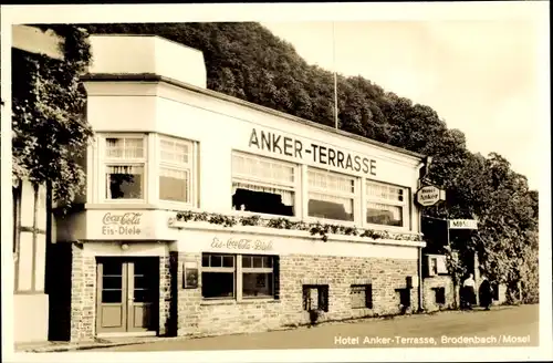 Ak Brodenbach an der Mosel, Hotel Anker-Terrasse