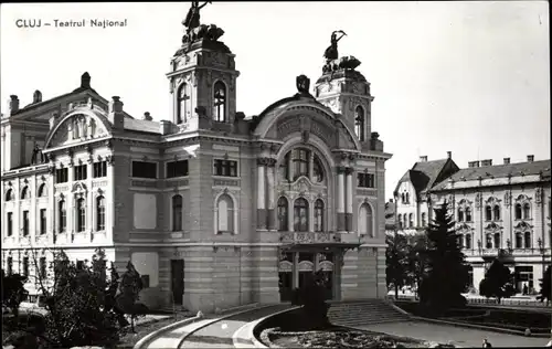 Ak Cluj Napoca Klausenburg Kolozsvar Rumänien, Nationaltheater