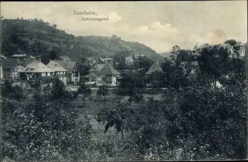 Ak Bensheim an der Bergstraße Hessen, Schönbergertal