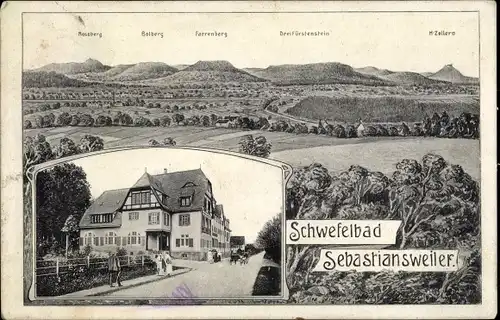 Ak Sebastiansweiler Mössingen in Baden Württemberg, Panorama, Gasthaus