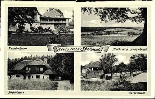 Ak Steimel im Westerwald, Annenhof, Jagdhaus, Kinderheim, Panorama Sensenbach