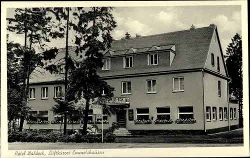 Ak Emmelshausen im Hunsrück, Hotel Waldeck