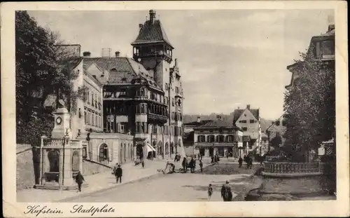 Ak Kufstein in Tirol, Stadtplatz