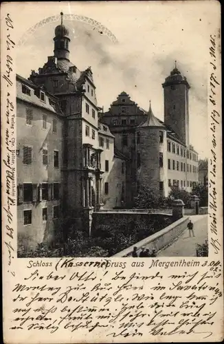 Ak Bad Mergentheim in Tauberfranken, Schloss