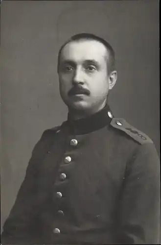 Foto Ak Deutscher Soldat in Uniform, Portrait, Koblenz