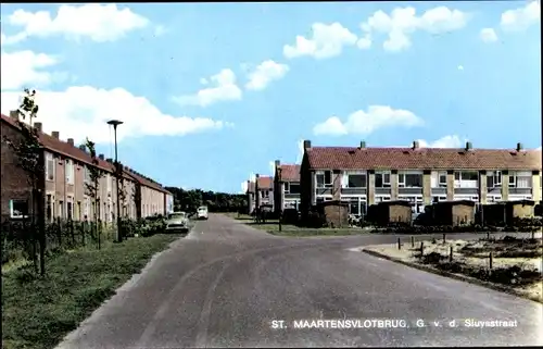 Ak Sint Maartensvlotbrug Nordholland, Sluysstraat