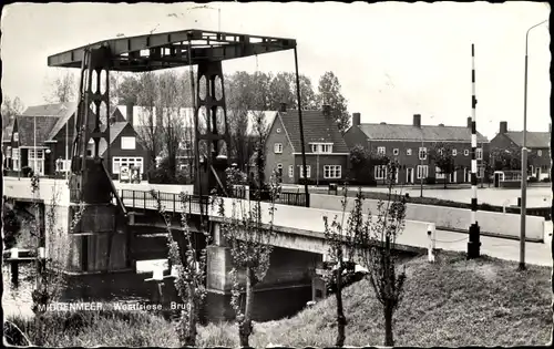 Ak Middenmeer Nordholland, Westfriese Brug