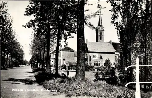 Ak Middenbeemster Midden Beemster Nordholland Niederlande, Middenweg