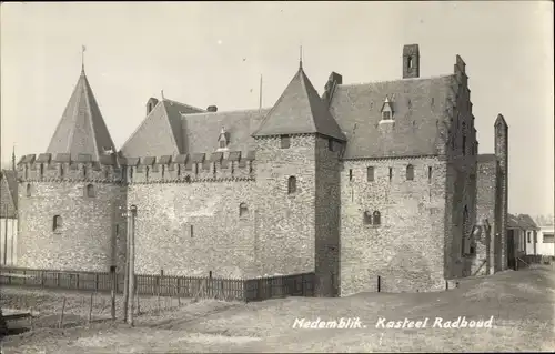 Ak Medemblik Nordholland Niederlande, Kasteel Radboud