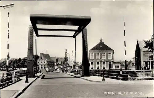 Ak Medemblik Nordholland Niederlande, Kwikkelsbrug