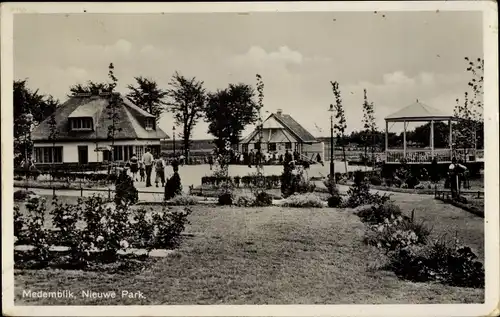 Ak Medemblik Nordholland Niederlande, Nieuwe Park