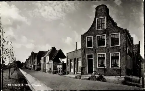 Ak Medemblik Nordholland Niederlande, Westerhaven