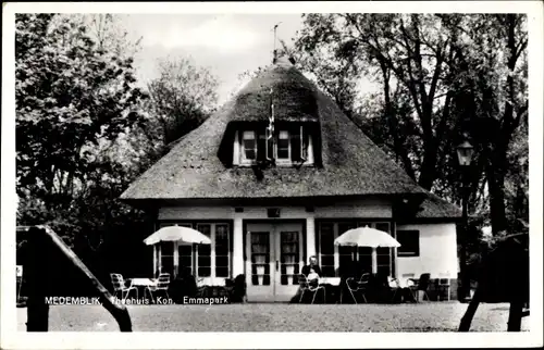 Ak Medemblik Nordholland Niederlande, Theehuis-Kon., Emmapark