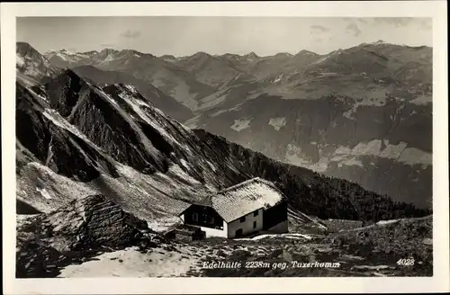 Ak Tirol, Edelhütte gegen Tuxerkamm