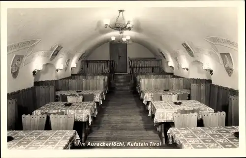 Ak Kufstein in Tirol, Im Auracherlöchl