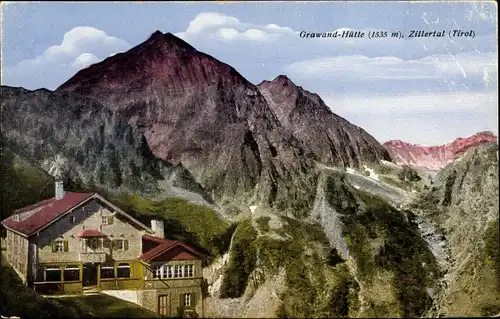 Ak Zillertal in Tirol, Grawandhütte